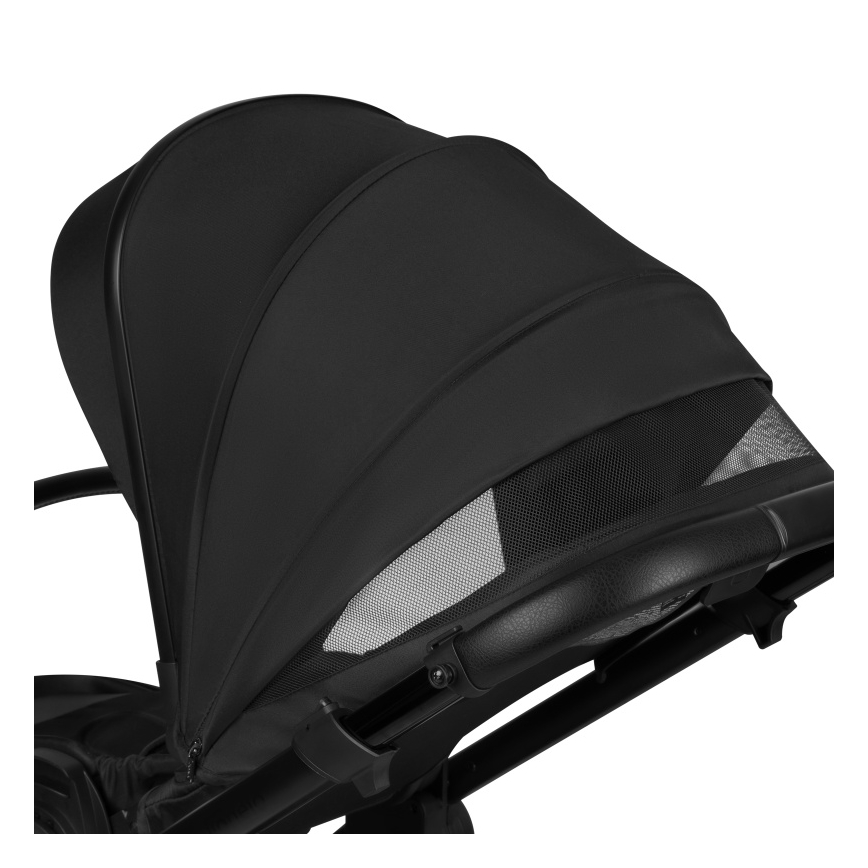 Lionelo - LAYLA 3-in-1 Combination Stroller, Black Onyx