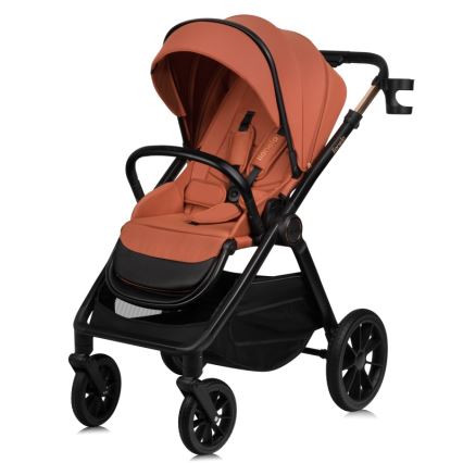 Lionelo - LAYLA 3-in-1 Combination Stroller, Brown Rust