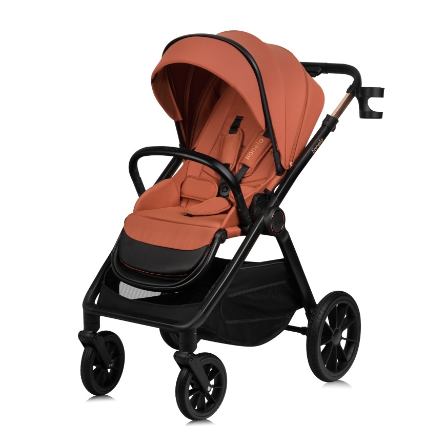 Lionelo - LAYLA 3-in-1 Combination Stroller, Brown Rust