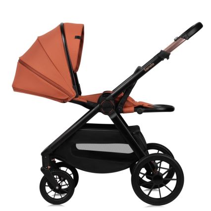 Lionelo - LAYLA 3-in-1 Combination Stroller, Brown Rust