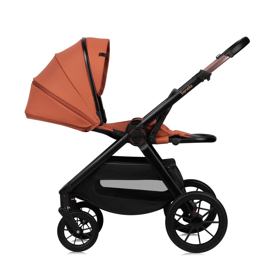 Lionelo - LAYLA 3-in-1 Combination Stroller, Brown Rust