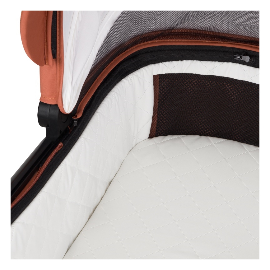 Lionelo - LAYLA 3-in-1 Combination Stroller, Brown Rust