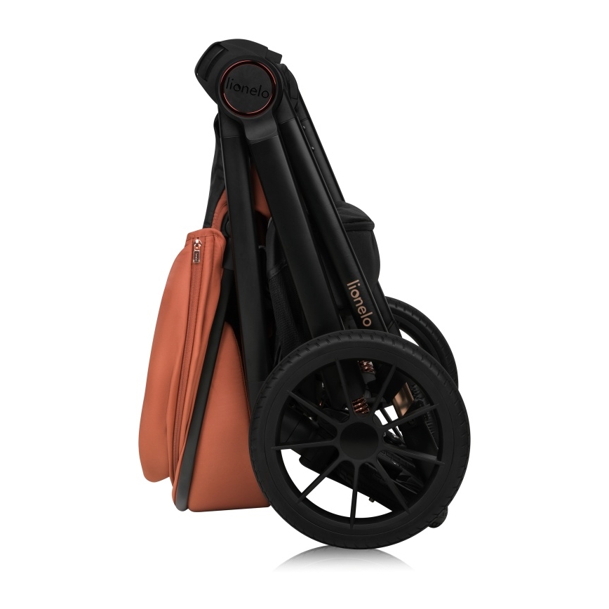 Lionelo - LAYLA 3-in-1 Combination Stroller, Brown Rust