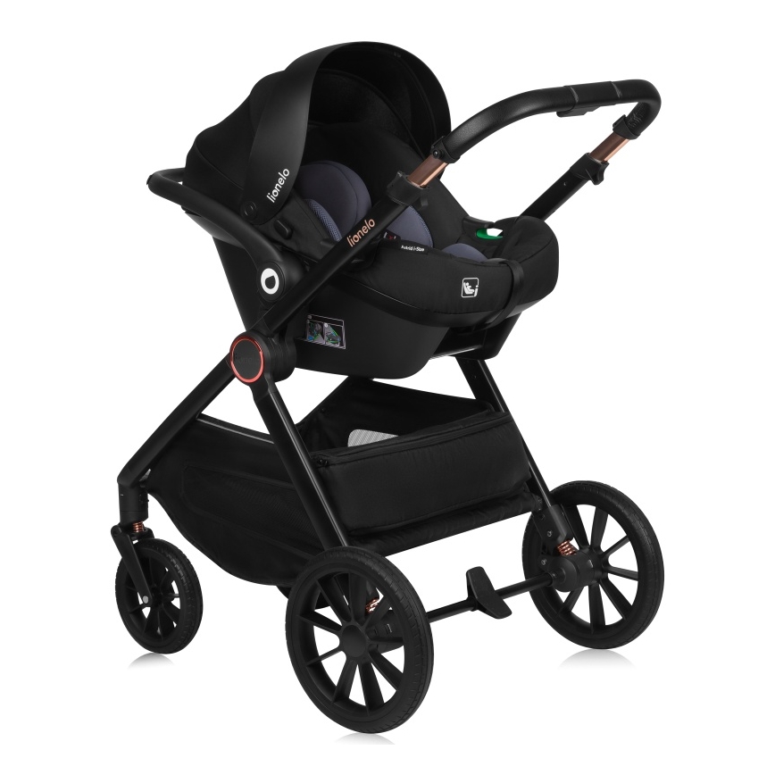 Lionelo - LAYLA 3-in-1 Combination Stroller, Brown Rust