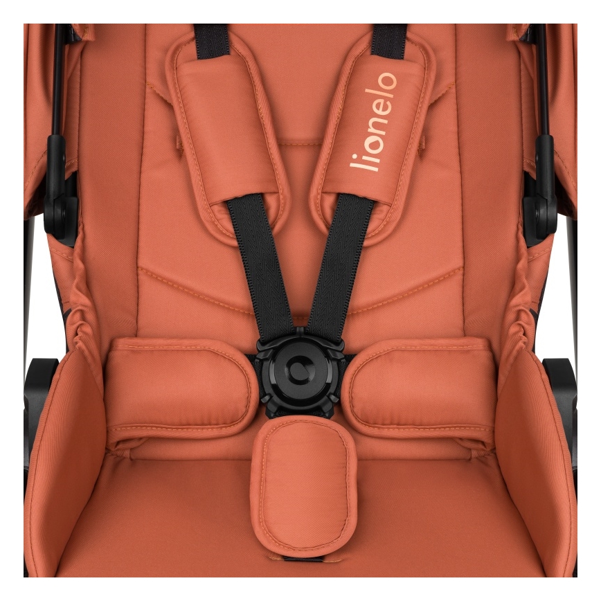Lionelo - LAYLA 3-in-1 Combination Stroller, Brown Rust