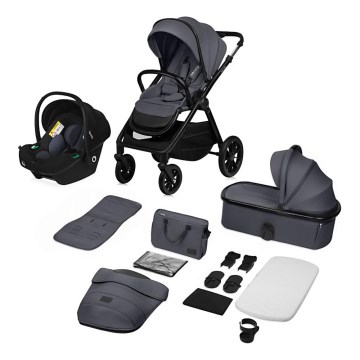 Lionelo - LAYLA 3-in-1 Combination Stroller, Grey Stone