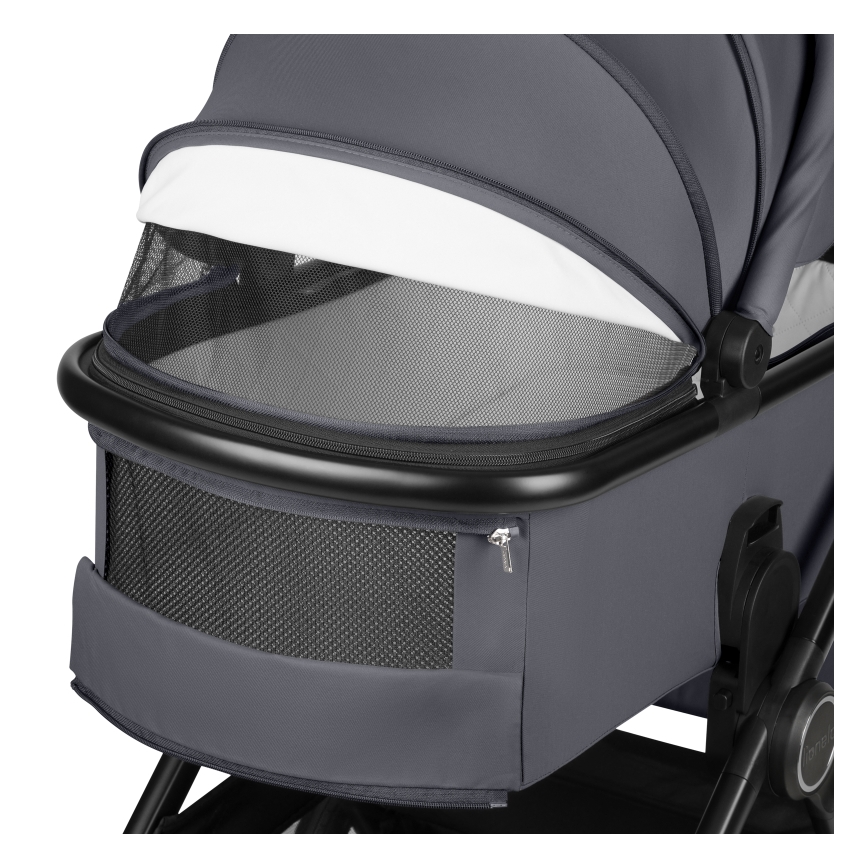 Lionelo - LAYLA 3-in-1 Combination Stroller, Grey Stone