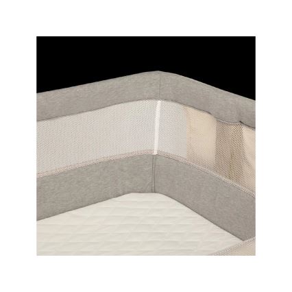 Lionelo - LEONIE 3-in-1 Baby Cot, Grey/Beige