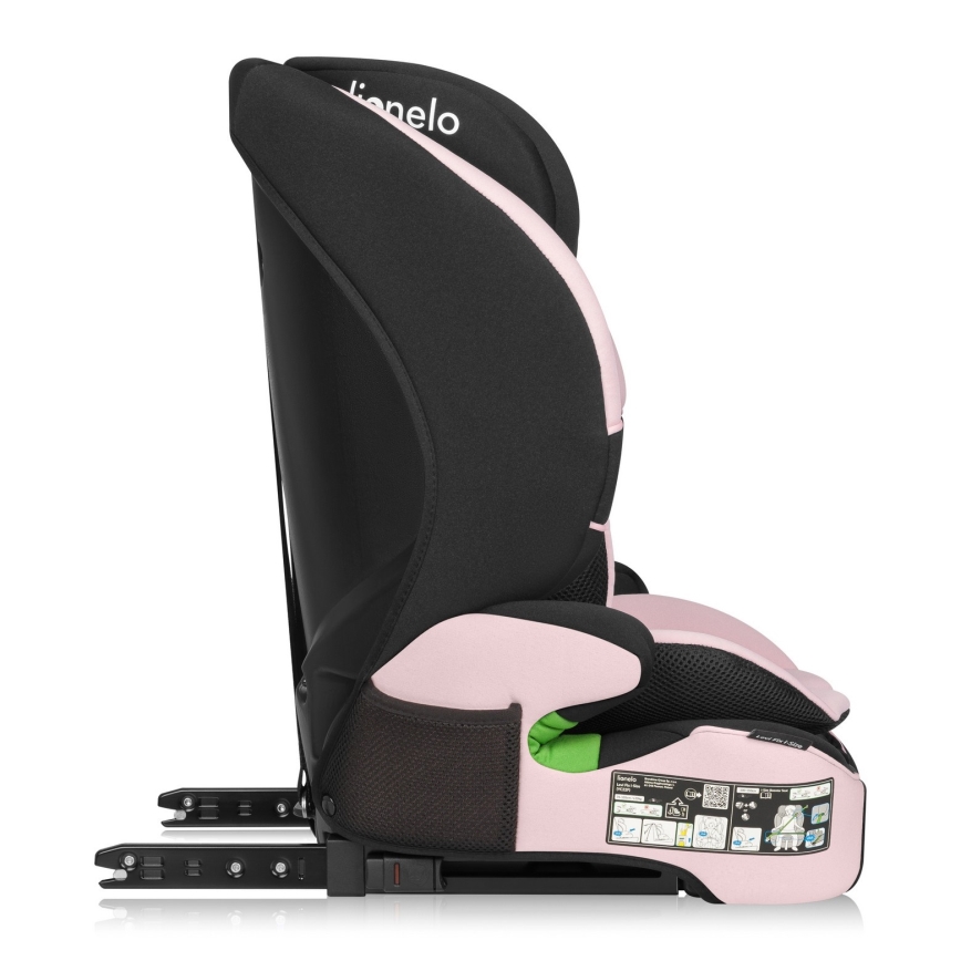 Lionelo - LEVI FIX i-Size Car Seat 76-150 cm Baby Pink