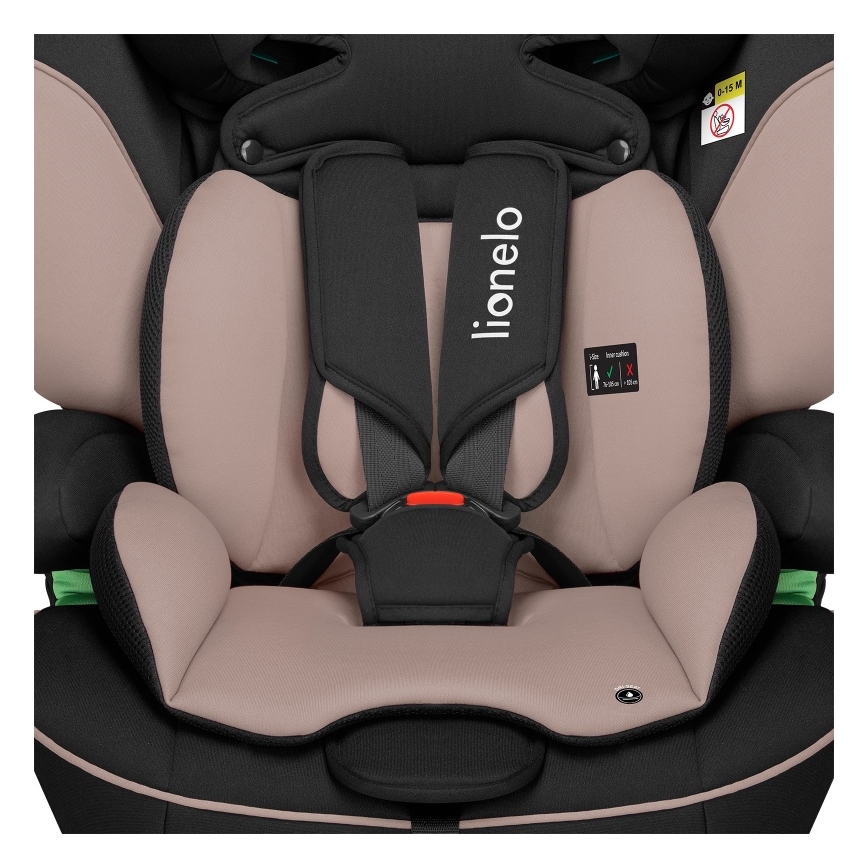 Lionelo - LEVI i-Size Car Seat 76-150 cm Beige Latte
