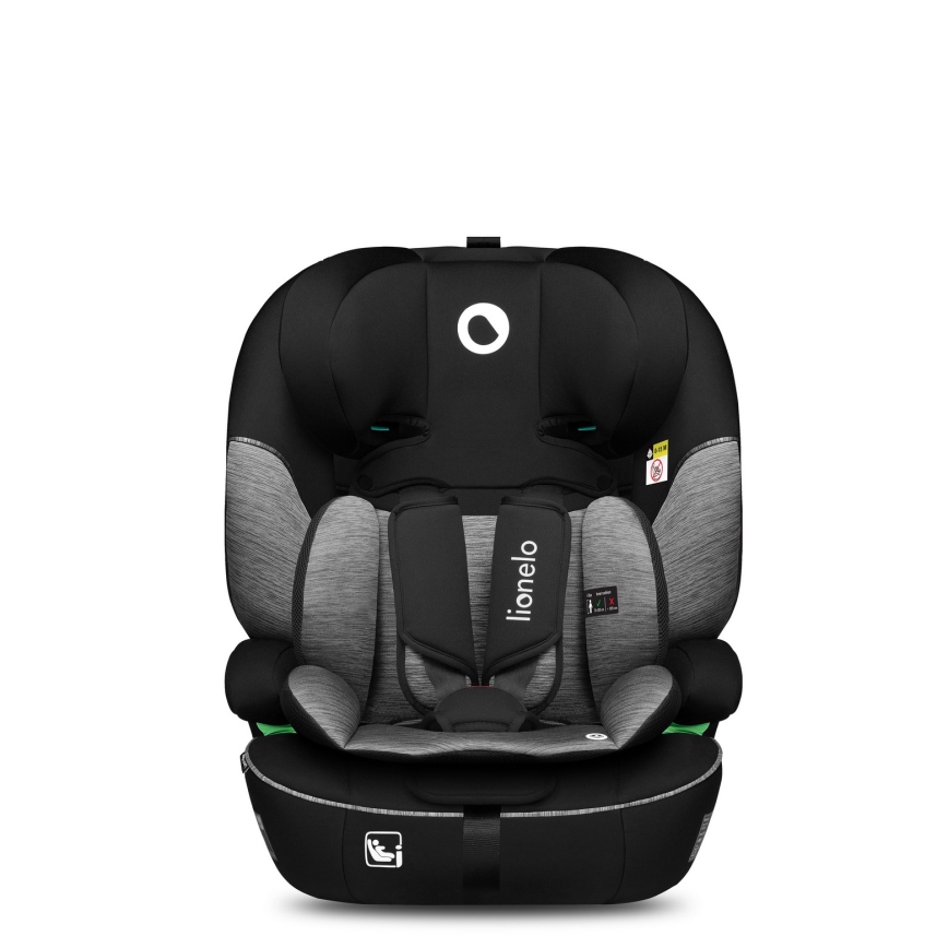 Lionelo - LEVI i-Size Car Seat 76-150 cm Black Grey