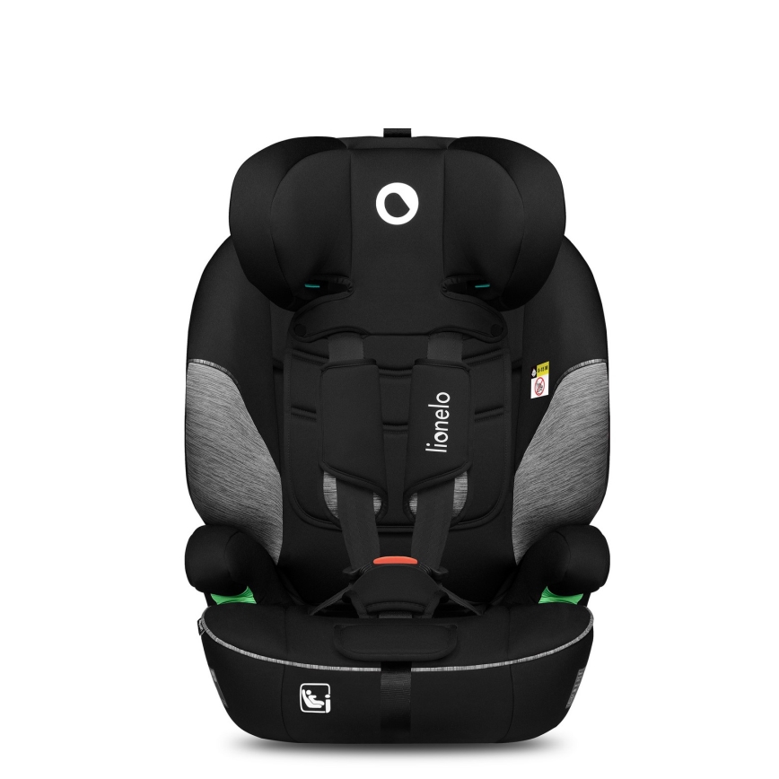 Lionelo - LEVI i-Size Car Seat 76-150 cm Black Grey