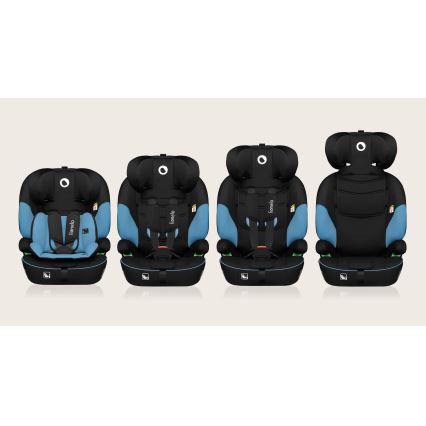Lionelo - LEVI i-Size Car Seat 76-150 cm Blue Cobalt