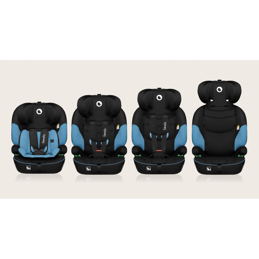 Lionelo - LEVI i-Size Car Seat 76-150 cm Blue Cobalt