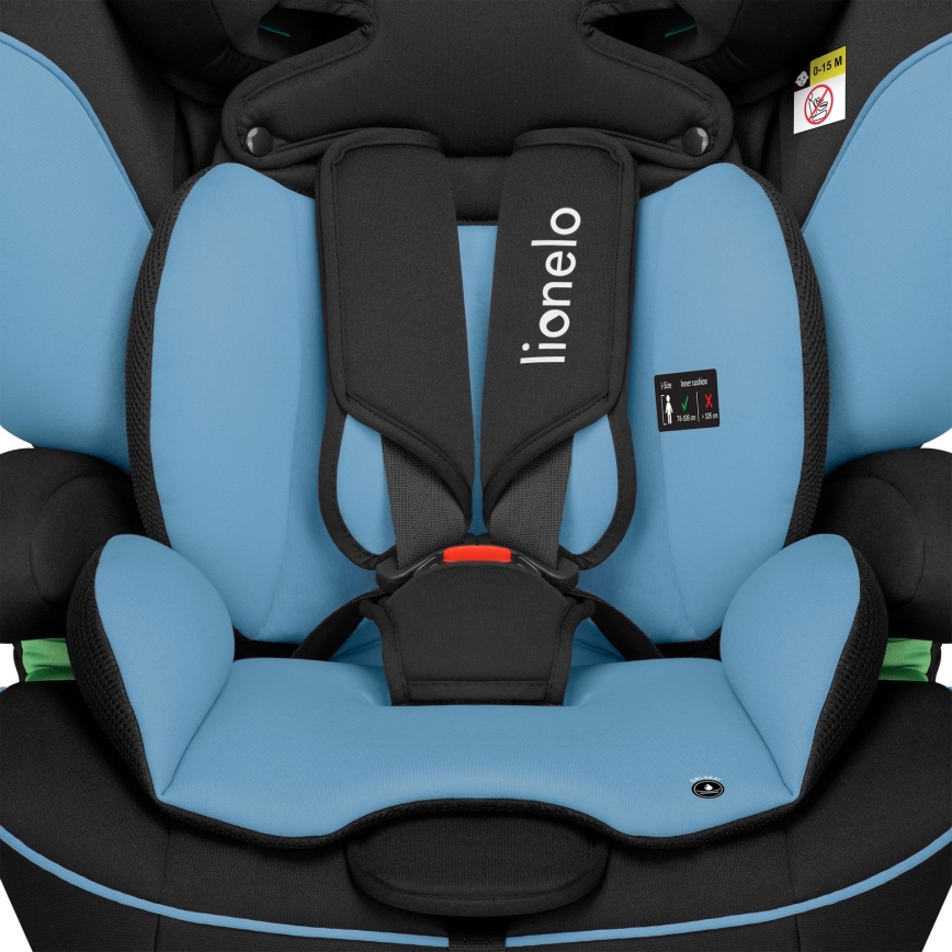 Lionelo - LEVI i-Size Car Seat 76-150 cm Blue Cobalt