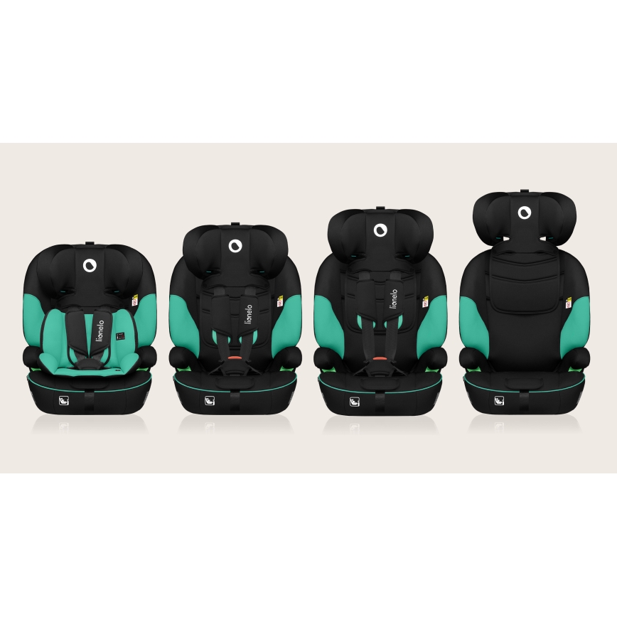 Lionelo - LEVI i-Size Car Seat 76-150 cm Emerald Green
