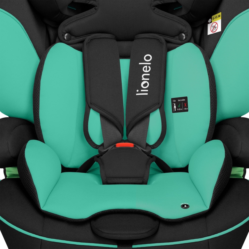 Lionelo - LEVI i-Size Car Seat 76-150 cm Emerald Green