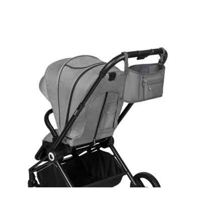 Lionelo - LITTLE CUBE Stroller Organizer Grey Stone