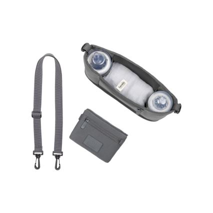 Lionelo - LITTLE CUBE Stroller Organizer Grey Stone