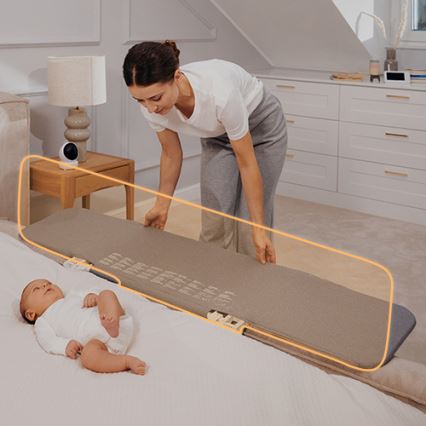Lionelo - LORA XL Bed Safety Rail, Dark Grey