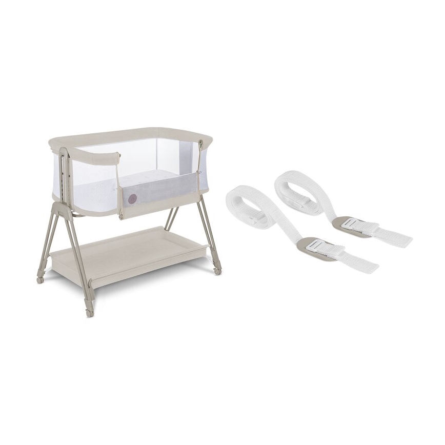 Lionelo - LUNA 2-in-1 Baby Cot, Beige