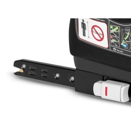 Lionelo - LUUK FIX i-Size Car Booster Seat 125-150 cm Black/Grey