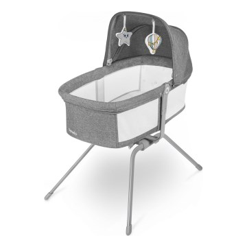 Lionelo - MALIN 3-in-1 Travel Cot Grey Stone