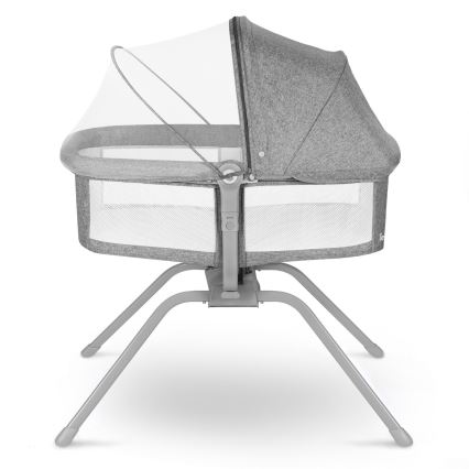 Lionelo - MALIN 3-in-1 Travel Cot Grey Stone