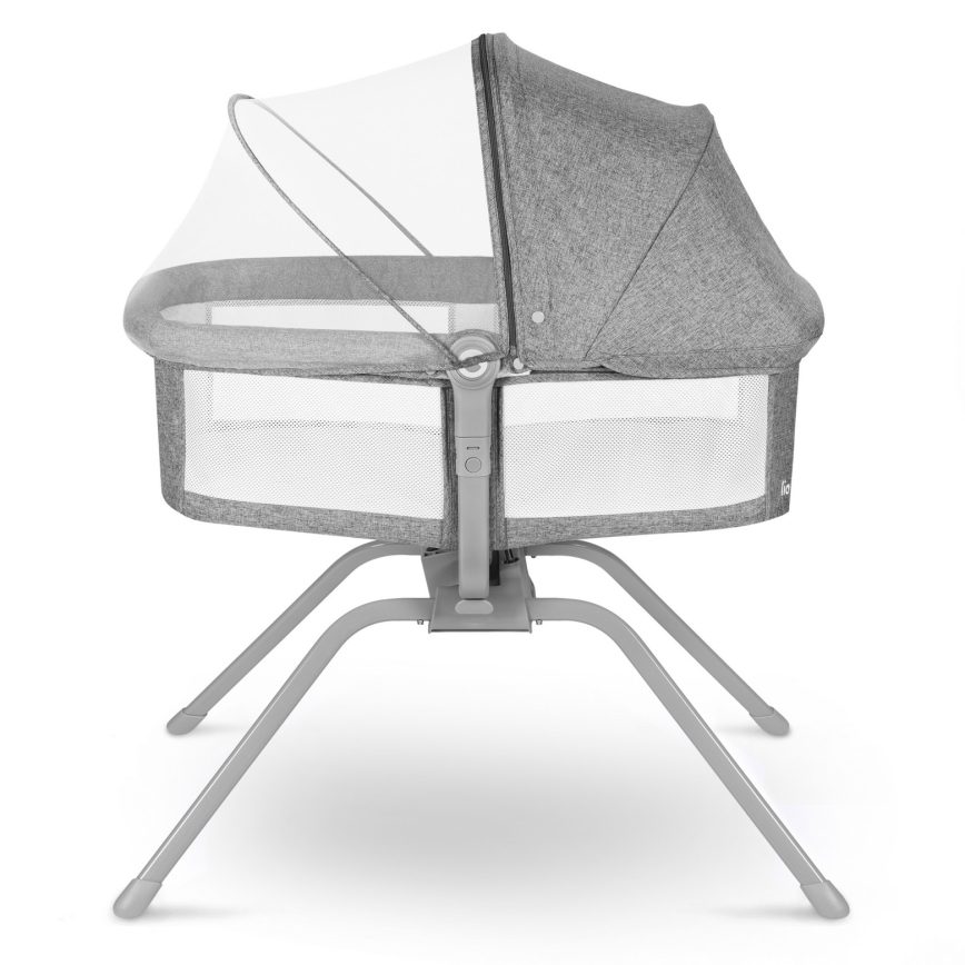 Lionelo - MALIN 3-in-1 Travel Cot Grey Stone