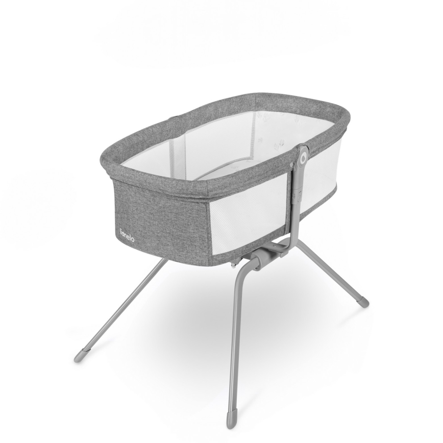 Lionelo - MALIN 3-in-1 Travel Cot Grey Stone