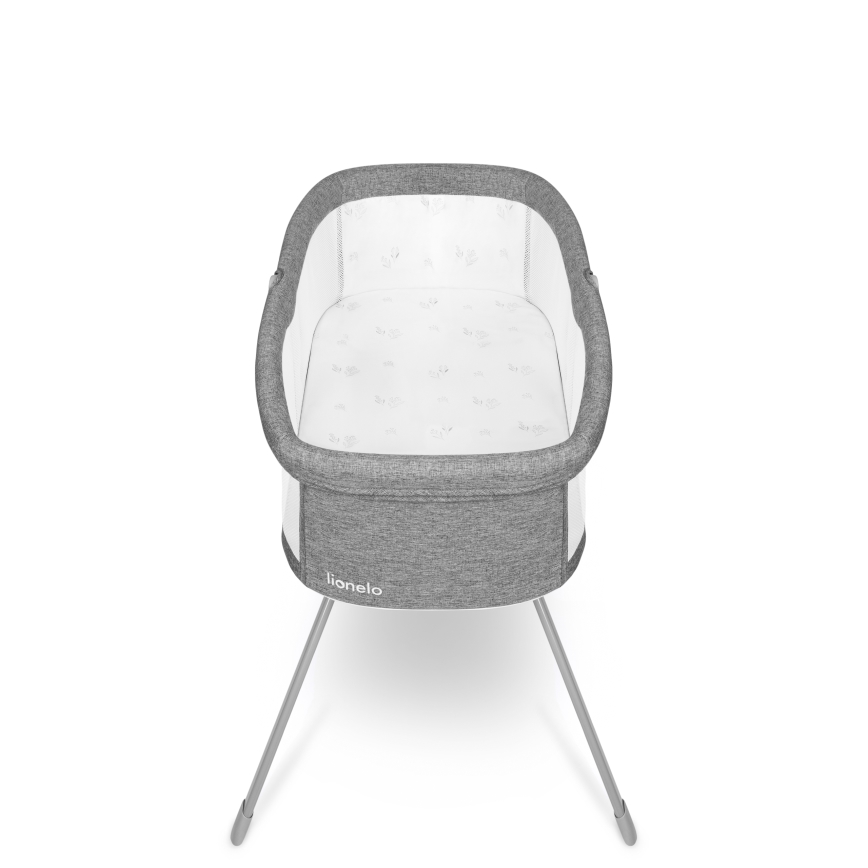Lionelo - MALIN 3-in-1 Travel Cot Grey Stone
