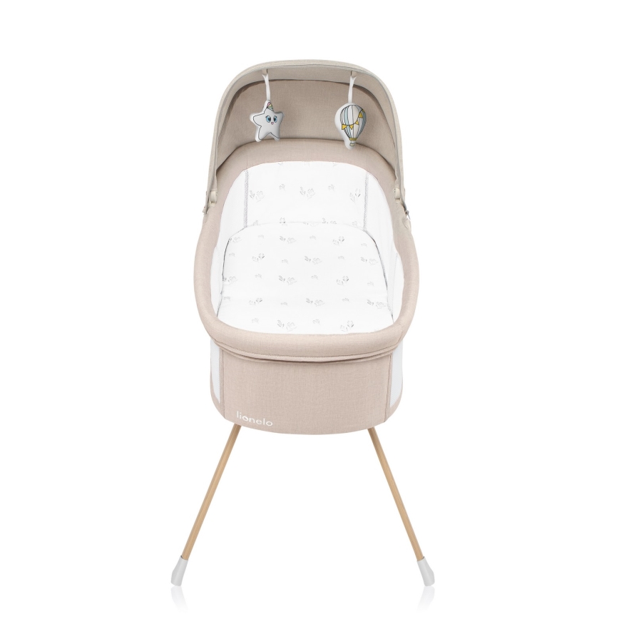 Lionelo - MALIN EVO 3-in-1 Travel Cot Beige Natural