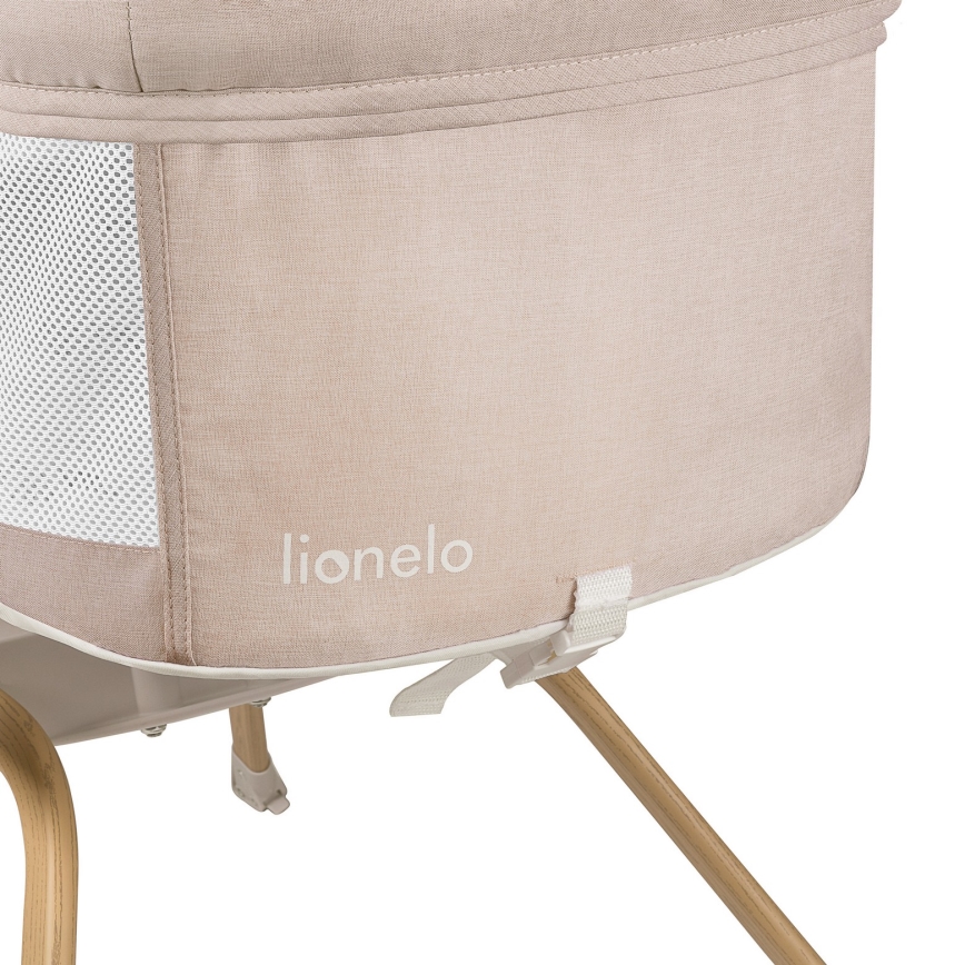 Lionelo - MALIN EVO 3-in-1 Travel Cot Beige Natural