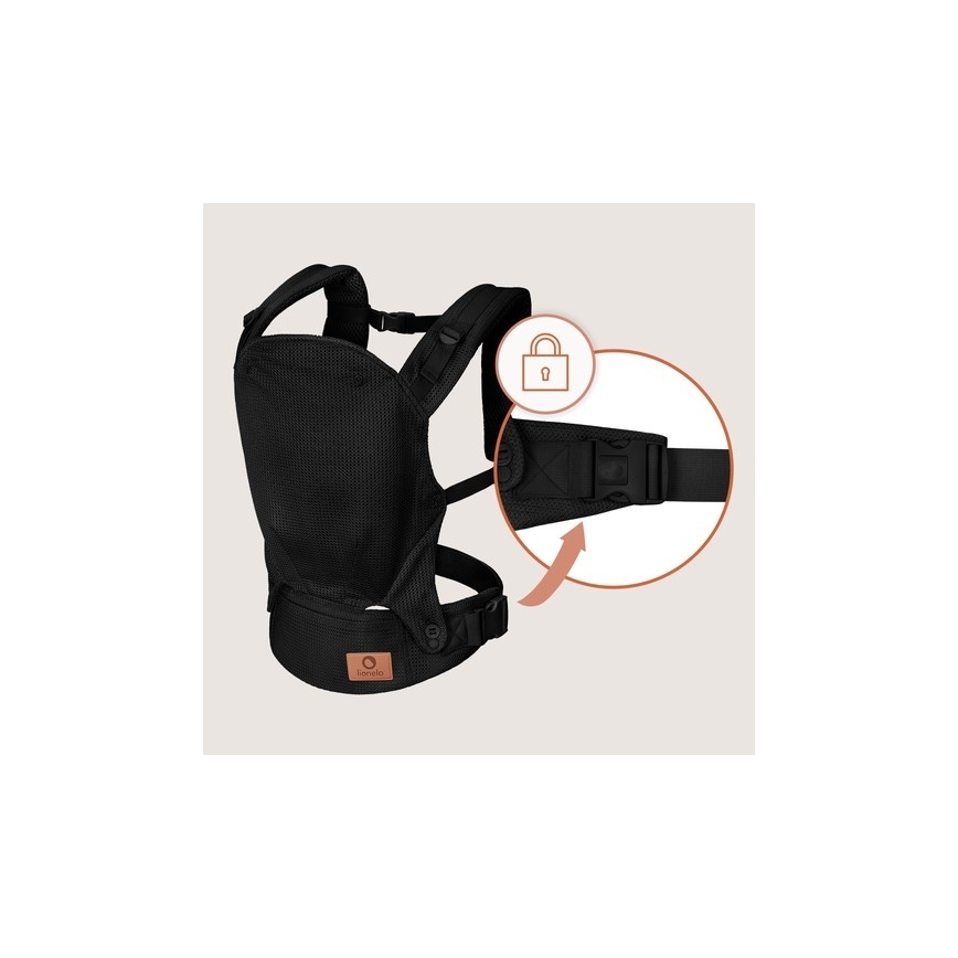 Lionelo - MARGAREET Air Black Baby Carrier
