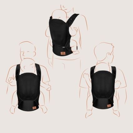 Lionelo - MARGAREET Air Black Baby Carrier