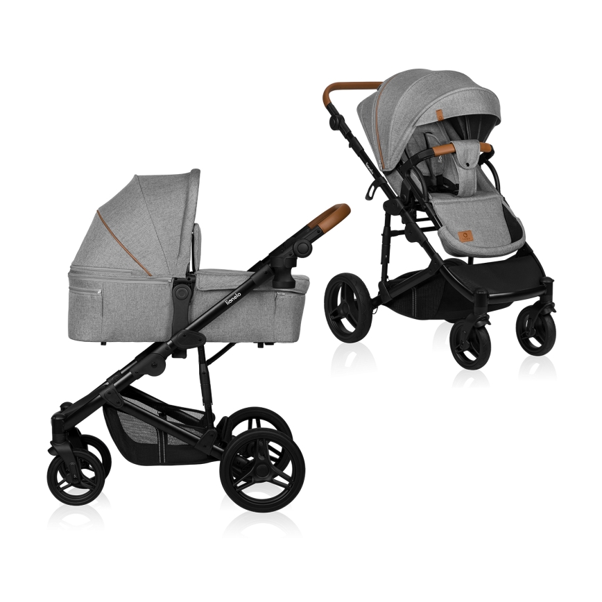 Lionelo - MARI TOUR 2-in-1 Combination Stroller Grey Stone