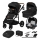 Lionelo - MARI TOUR 3-in-1 Combination Stroller Black Onyx