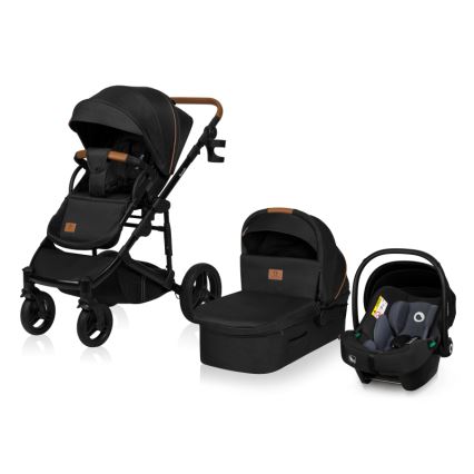 Lionelo - MARI TOUR 3-in-1 Combination Stroller Black Onyx