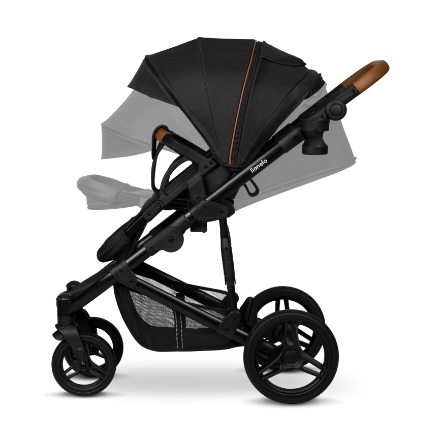 Lionelo - MARI TOUR 3-in-1 Combination Stroller Black Onyx