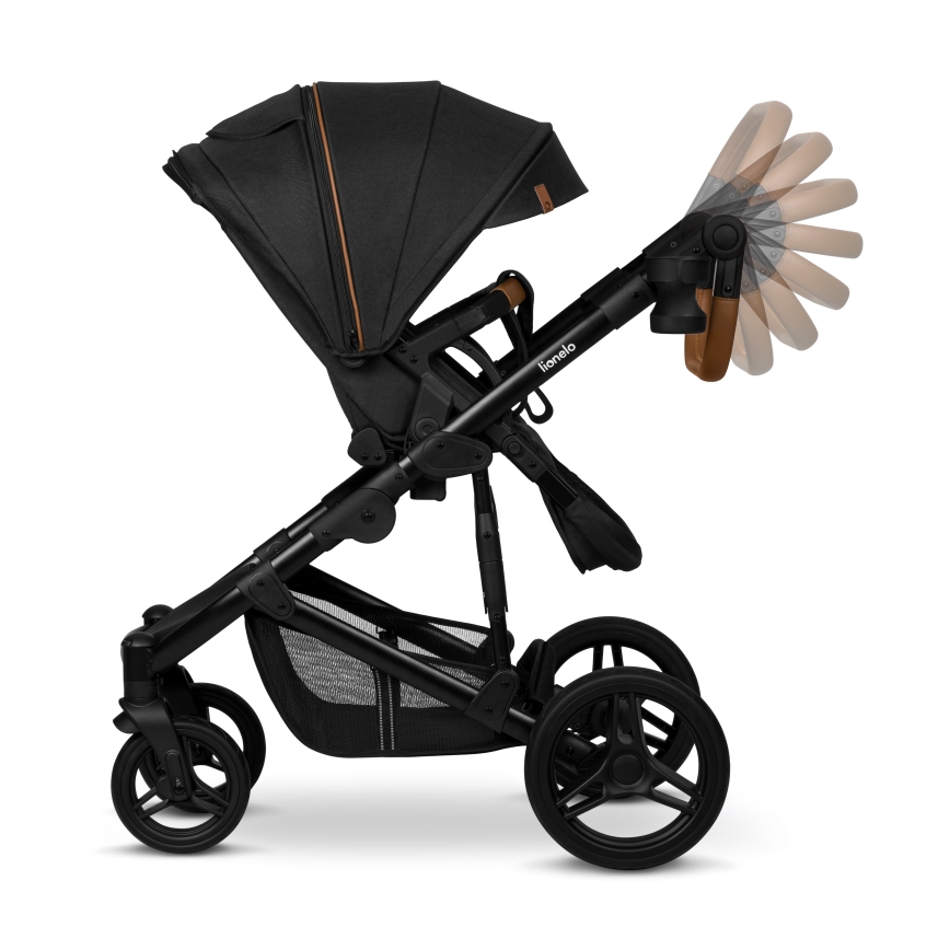 Lionelo - MARI TOUR 3-in-1 Combination Stroller Black Onyx