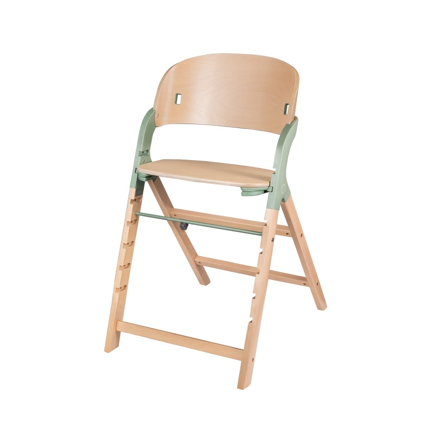 Lionelo - MEGAN 3-in-1 Children's Dining Chair, Green Wood