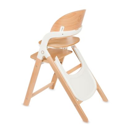 Lionelo - MEGAN 3-in-1 Children's Dining Chair, White Wood