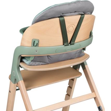 Lionelo - MEGAN 3-in-1 Kids' High Chair, Green Wood