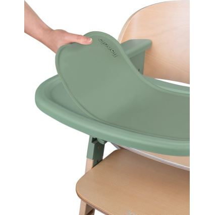 Lionelo - MEGAN 3-in-1 Kids' High Chair, Green Wood