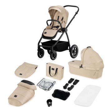 Lionelo - MERIL 2-in-1 Combination Stroller Beige Sand