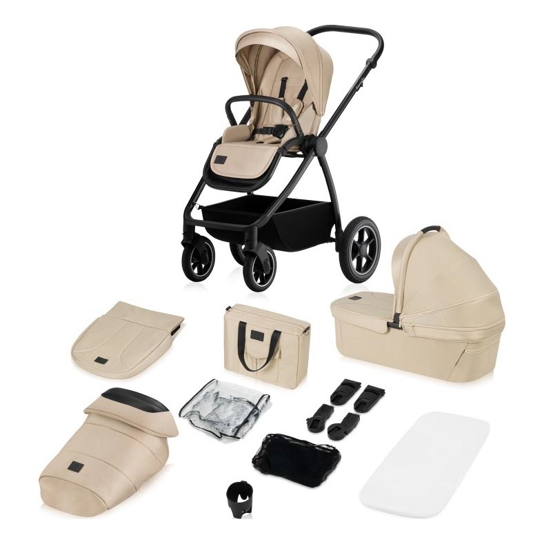 Lionelo - MERIL 2-in-1 Combination Stroller Beige Sand