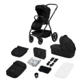 Lionelo - MERIL 2-in-1 Combination Stroller, Black Onyx