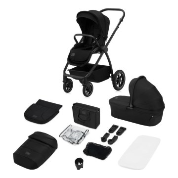 Lionelo - MERIL 2-in-1 Combination Stroller Black Onyx