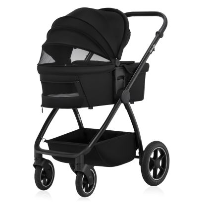 Lionelo - MERIL 2-in-1 Combination Stroller Black Onyx