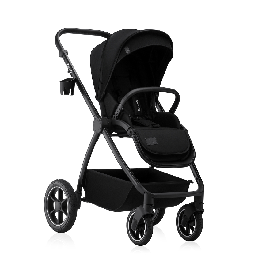 Lionelo - MERIL 2-in-1 Combination Stroller Black Onyx